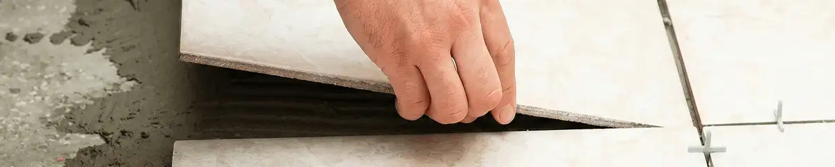 Professional installing ceramic tile floors in Chandler, AZ