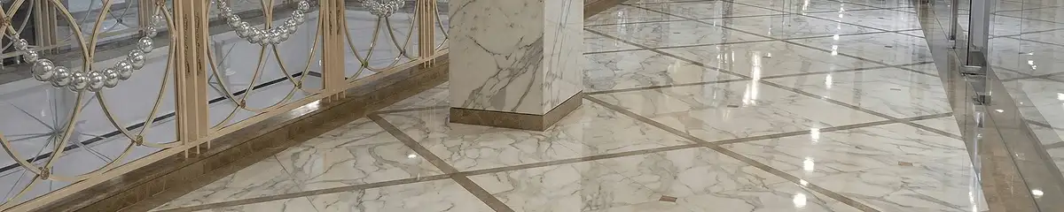 Beautiful marble floor professionally installed in Chandler, AZ